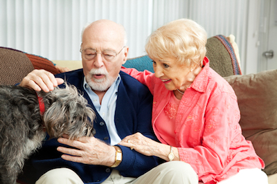 couple staying cooling with central air conditioning