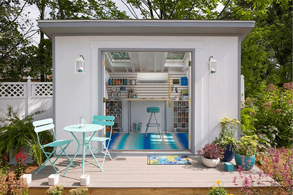 ductless in she shed