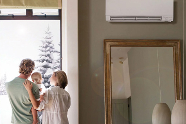 Fujitsu ductless heating and cooling system in CT