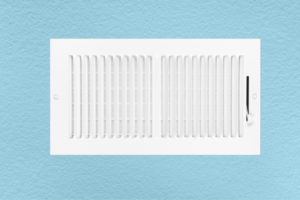 image of a blocked hvac air vent