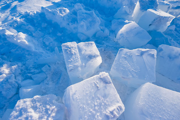 image of ice depicting cooling of the past