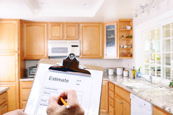 image of a written air conditioner replacement by an hvac contractor