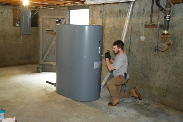 Miller Oil Company professional heating oil tank installation