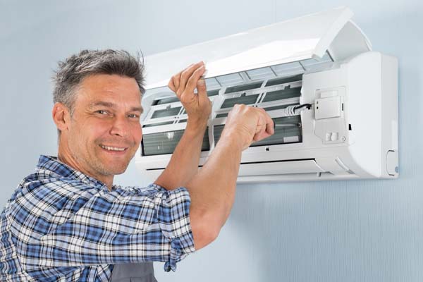 image of ductless hvac maintenance