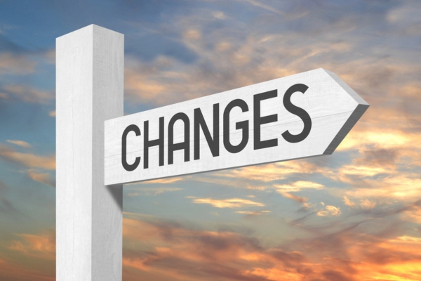 wooden sign that says changes depicting HVAC system