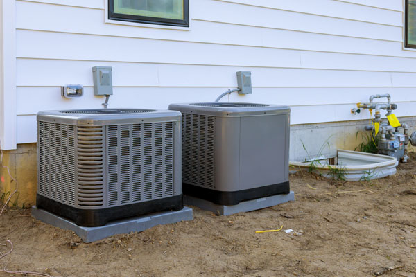 two cooling condensing units
