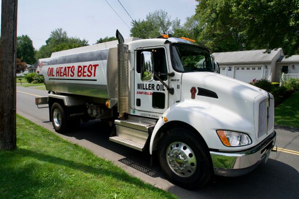 Miller Oil Company heating oil truck