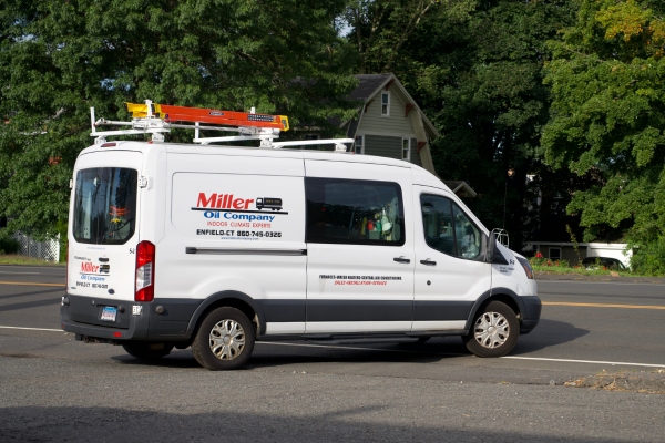 Miller Oil Company HVAC service van