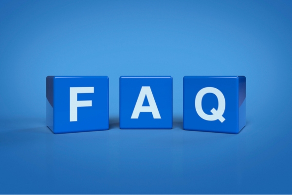 FAQ spelled using blue plastic letter cubes depicting How to Keep House Cool in Summer Naturally questions